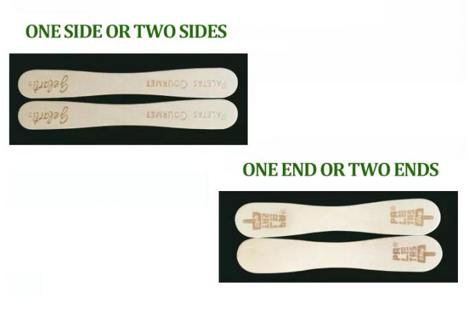 ISO9001 Biodegradable Wood Ice Cream Sticks , Disposable Wooden Ice Cream Spoons 3