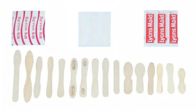 ISO9001 Biodegradable Wood Ice Cream Sticks , Disposable Wooden Ice Cream Spoons 4