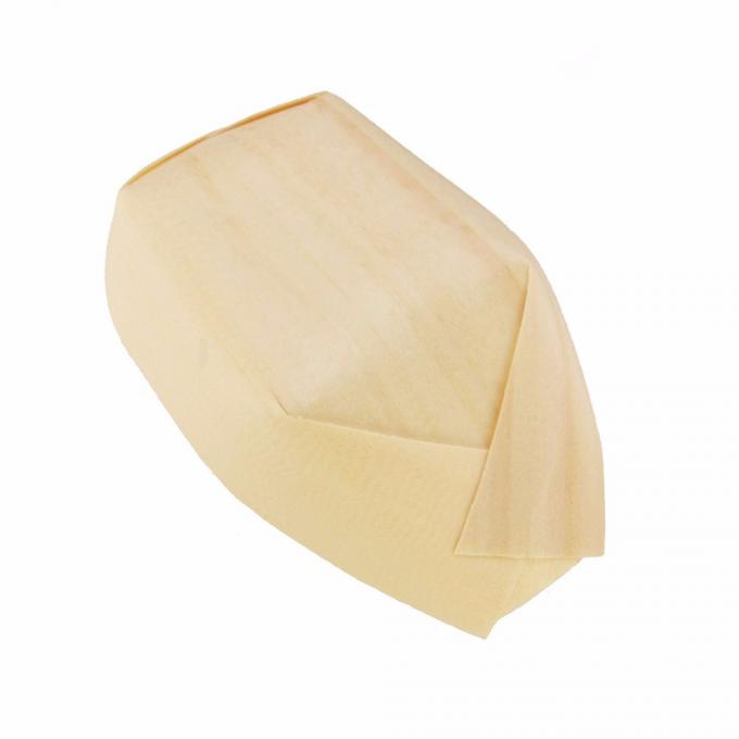 Portable Wood Biodegradable Disposable Tableware Plates Boat Shape 0