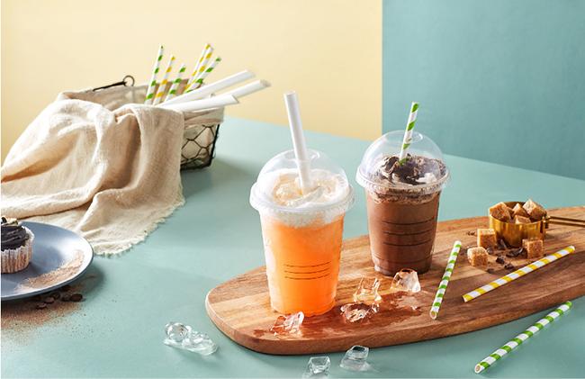 Biodegradable Brown Kraft Paper Straws Nontoxic Dye Free Odorless 0