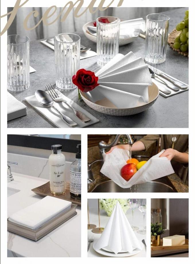 Linen Feel Disposable Paper Napkins Serviettes Practical Multiscene 2